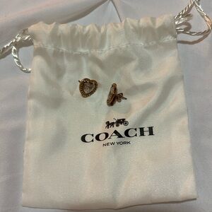 Coach earrings